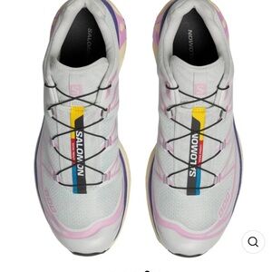 Salomon Women's White and Pink Athletic Shoes